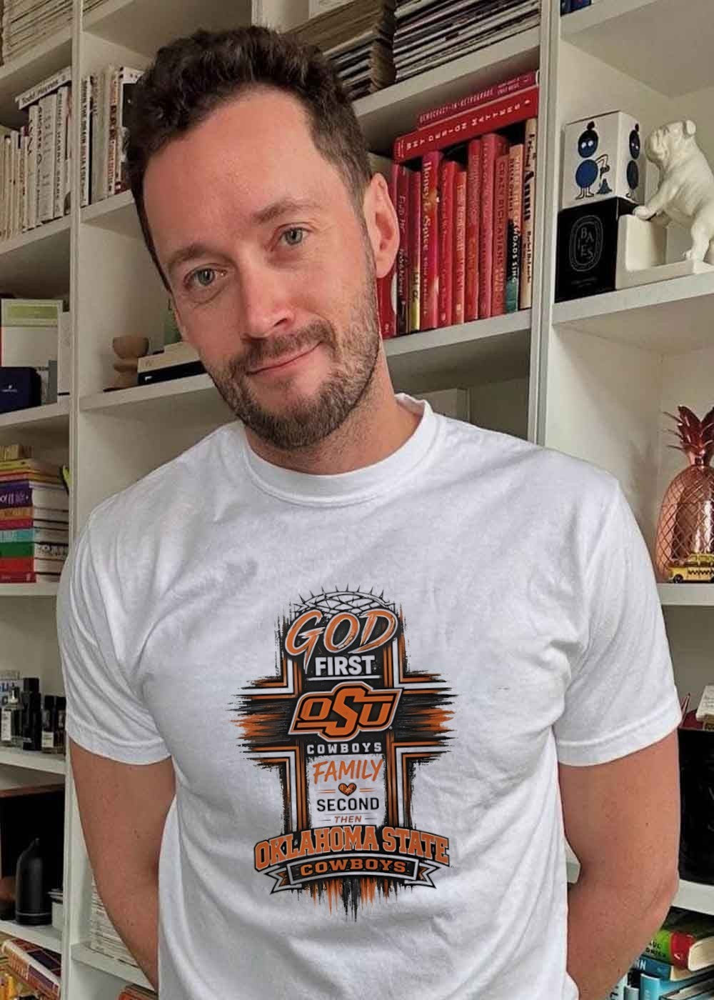 God First Family Second Oklahoma State Cowboys OSU T-Shirt