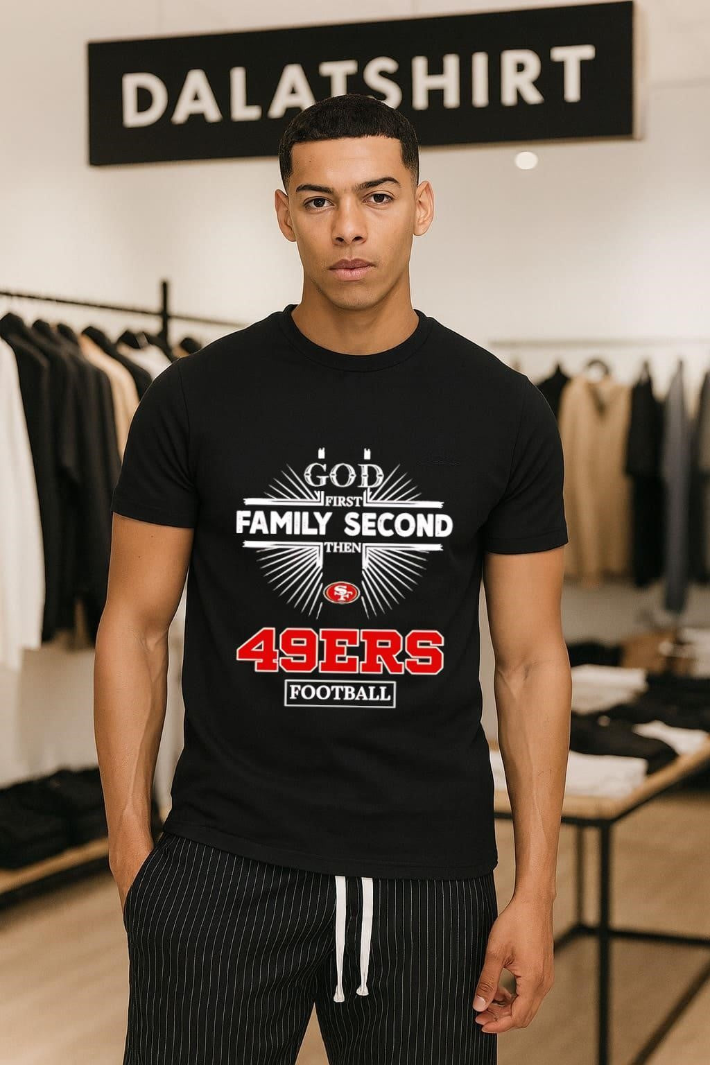 God First Family Second Then 49ers Football shirt