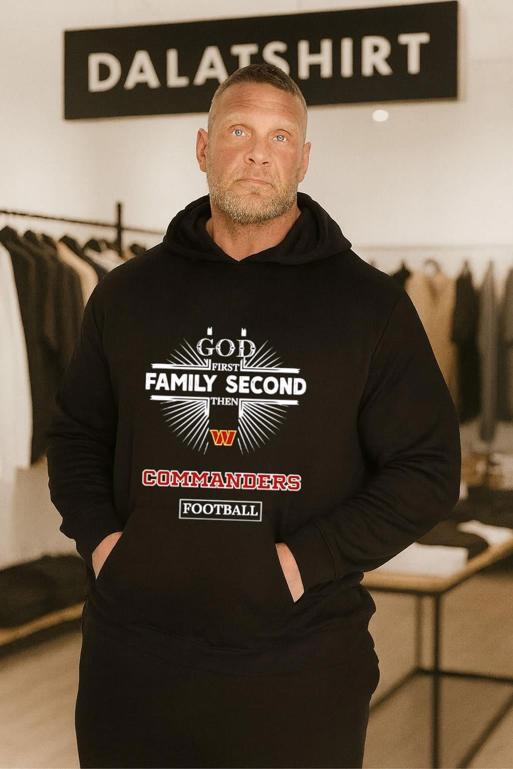 God First Family Second Then Commanders Football shirt
