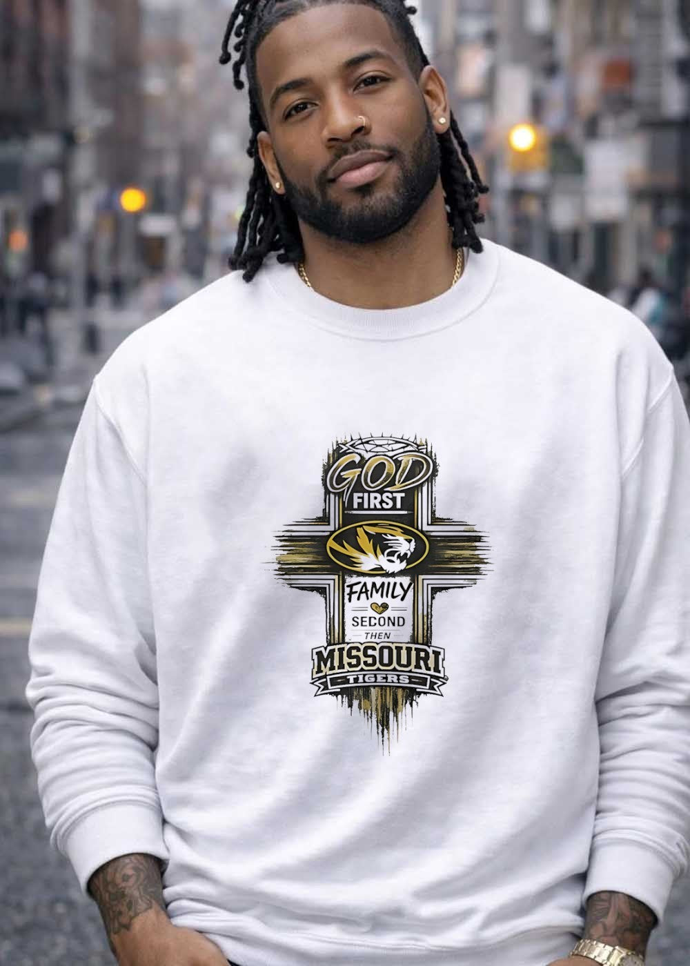 God First Family Second Then Missouri Tigers Shirt