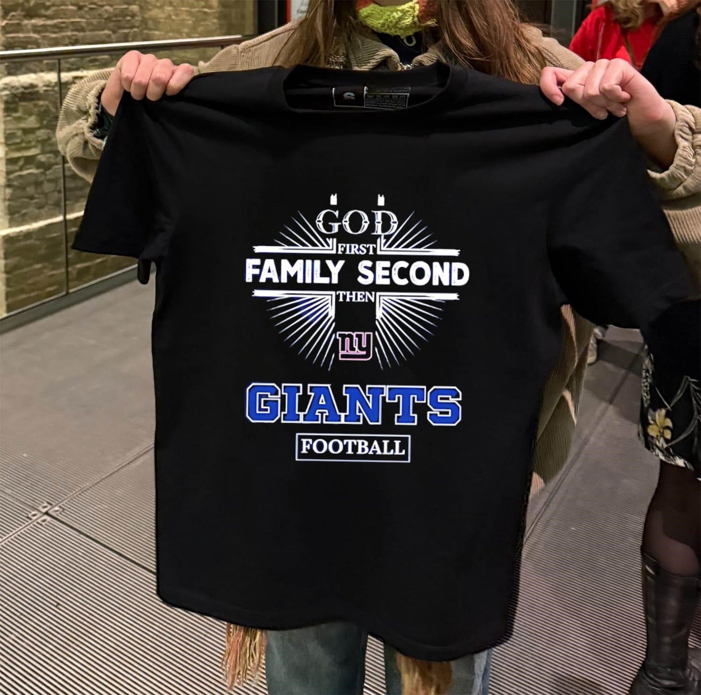 God First Family Second Then NY Giants Football shirt