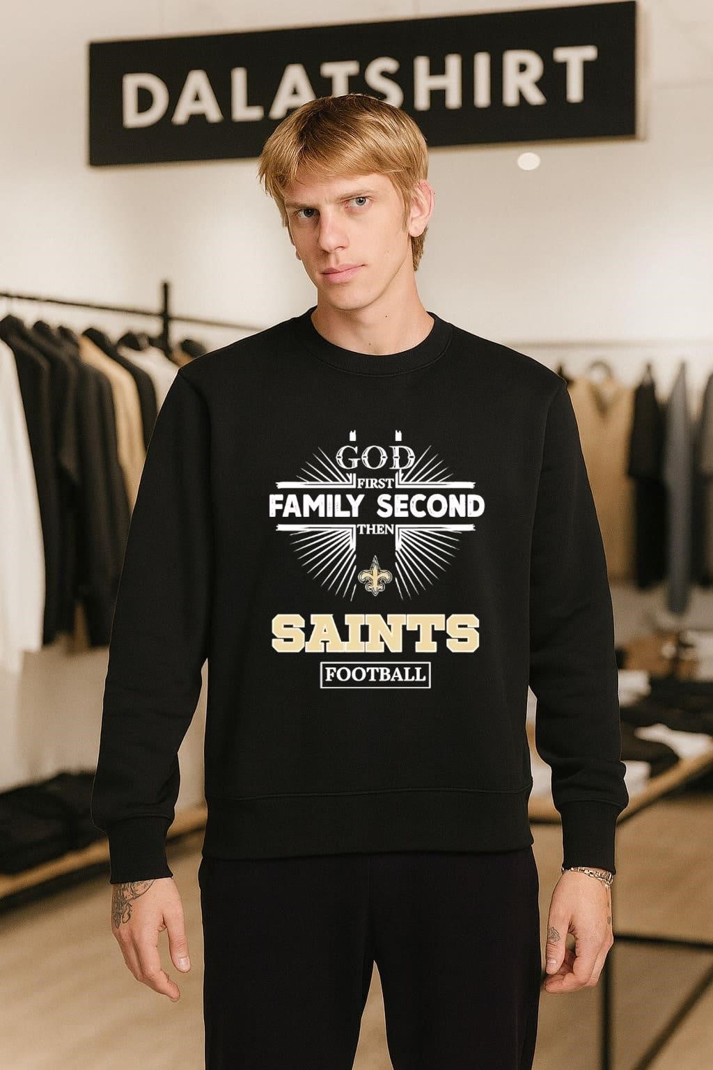 God First Family Second Then Saints Football shirt