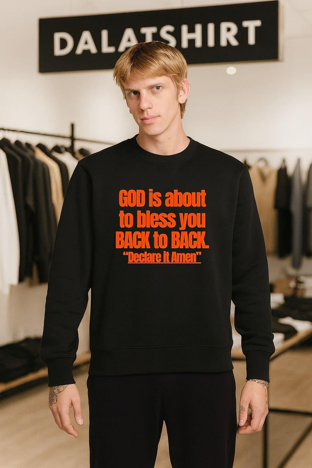 God Is About To Bless You Back To Back Declare It Amen shirt