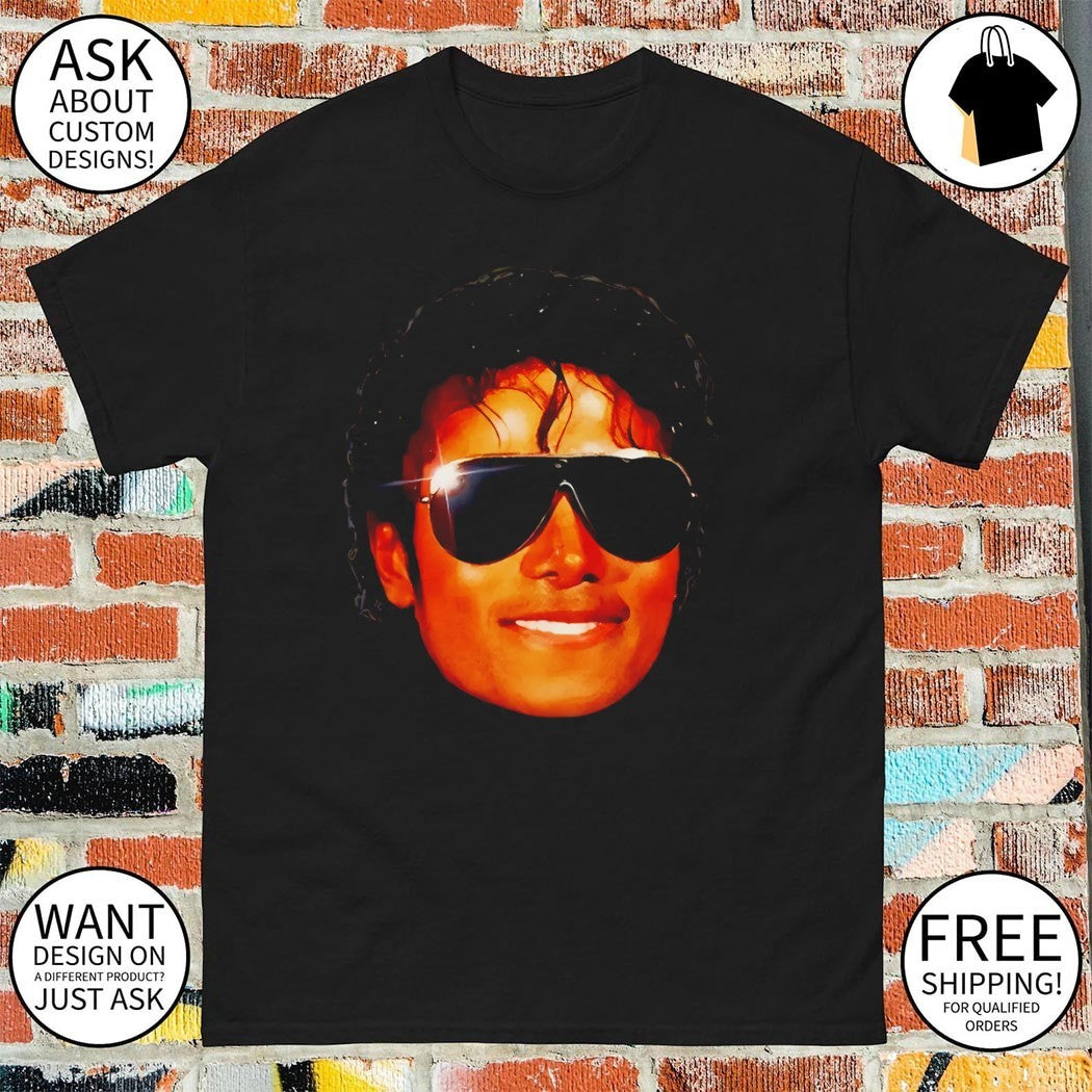 Godfrey Michael Jackson big face vintage shirt