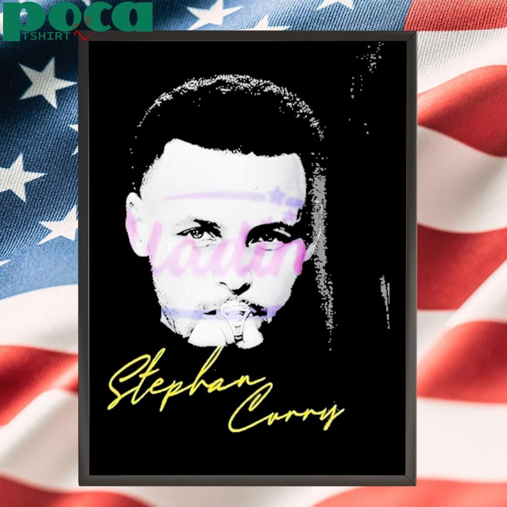 Golden State Warriors Stephen Curry Face Signature Shirt