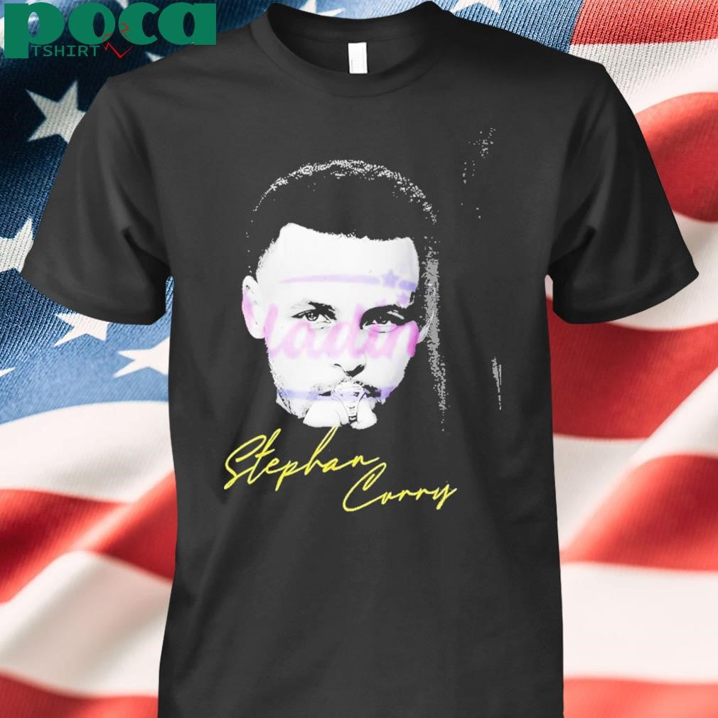 Golden State Warriors Stephen Curry Face Signature Shirt