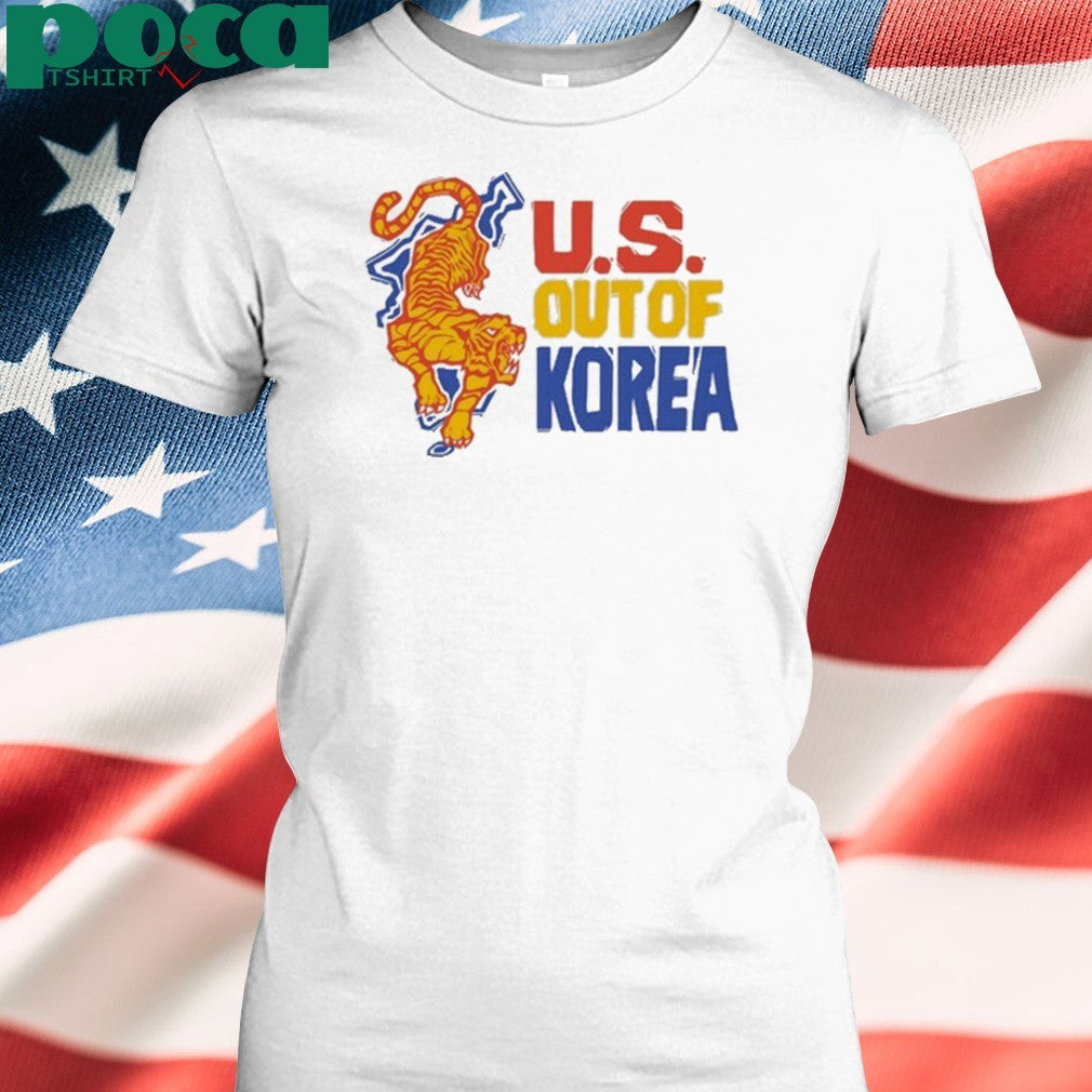 Goodvibes Politik us out of Korea shirt