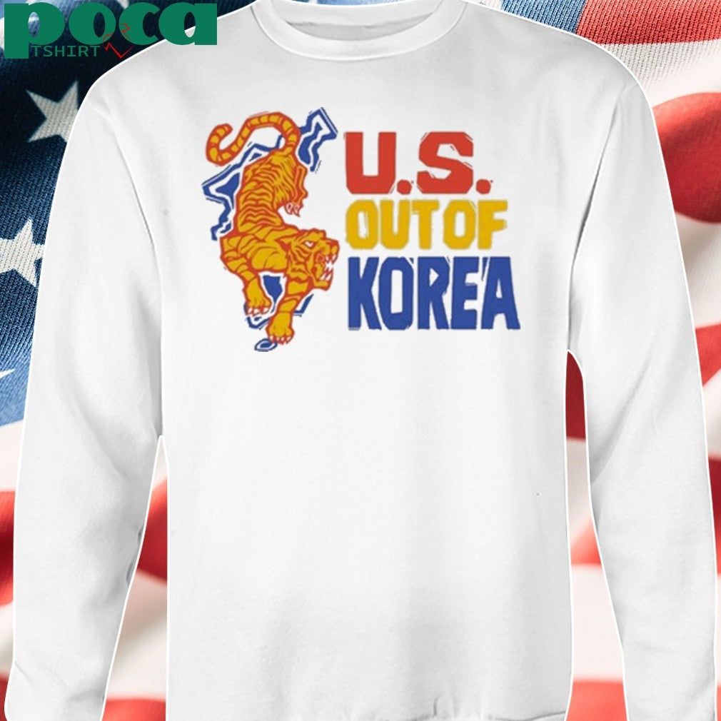Goodvibes Politik us out of Korea shirt