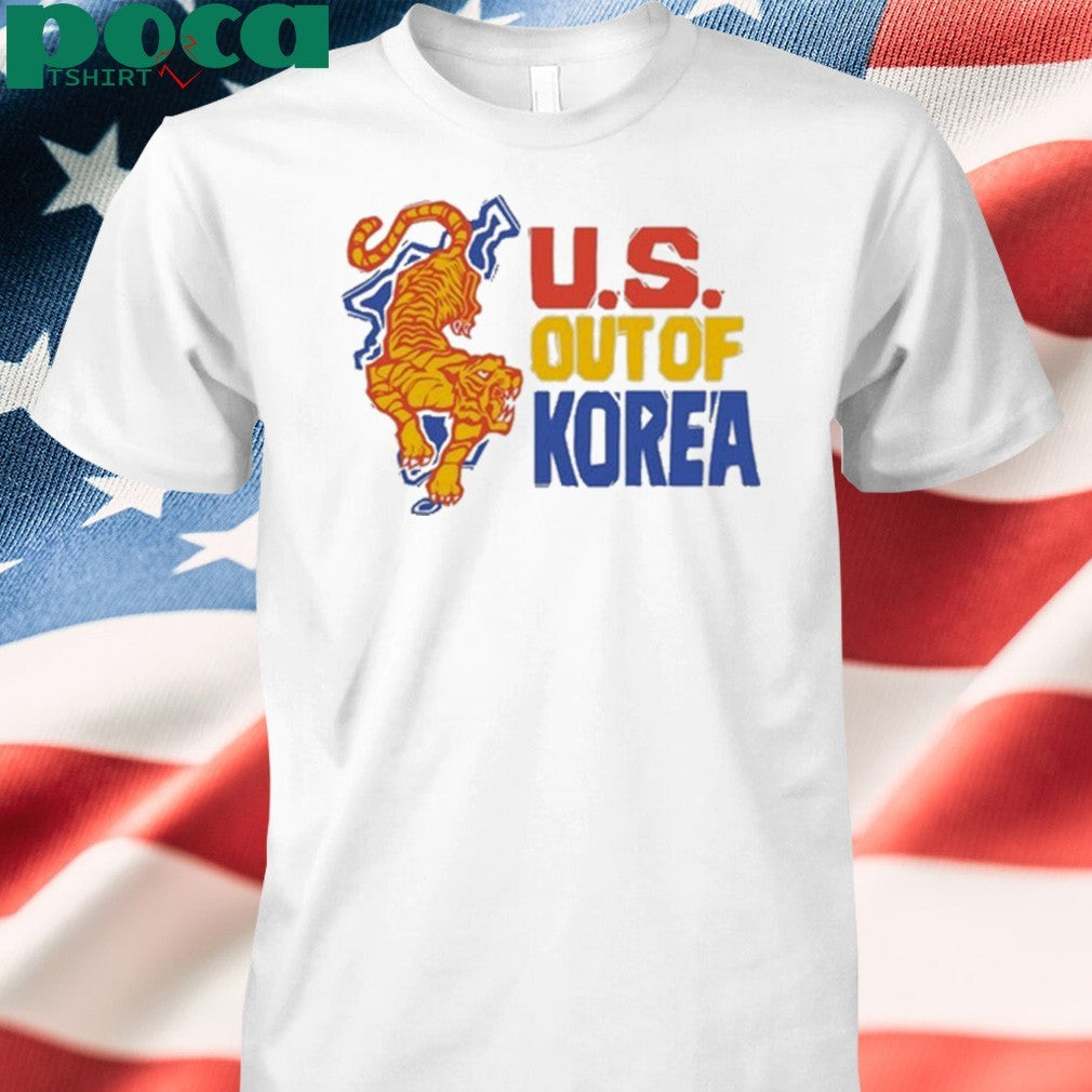 Goodvibes Politik us out of Korea shirt