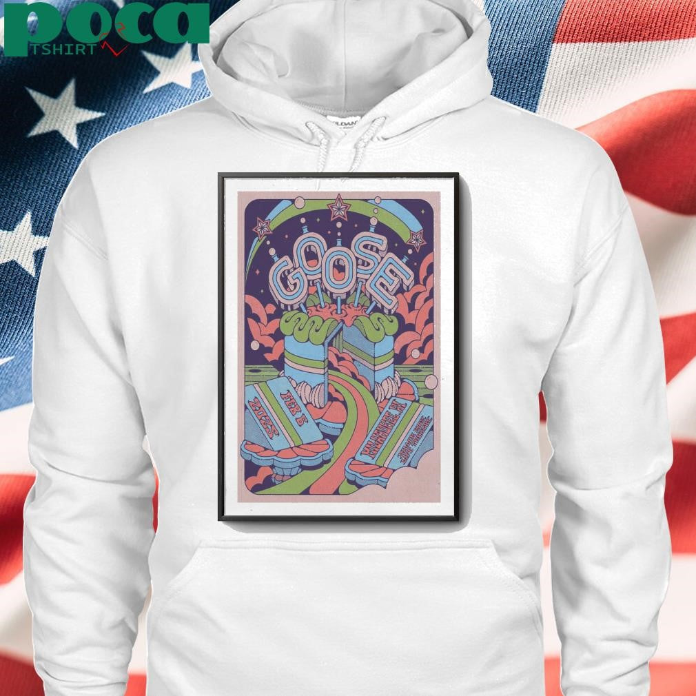 Goose Feb 6, 2025 In Milwaukee, WI Tour Poster shirt