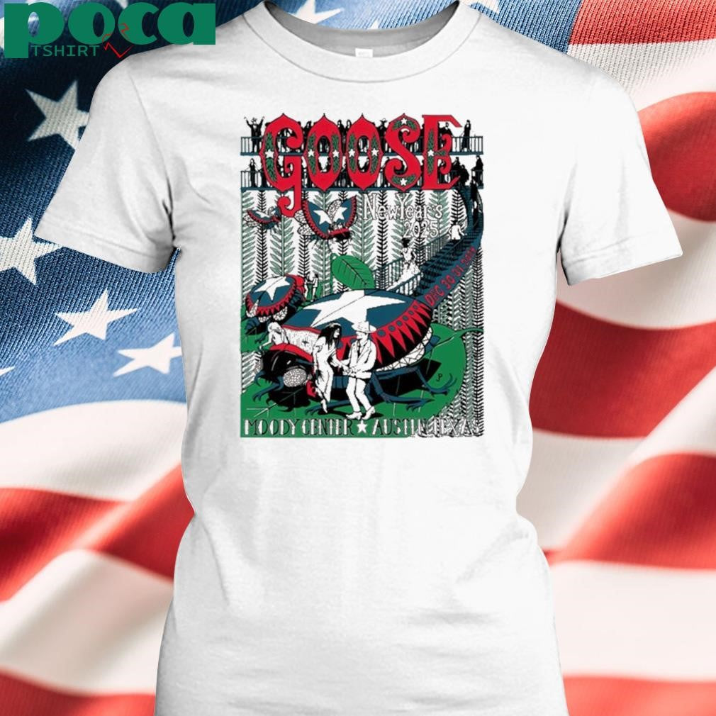 Goose Moody Center In Austin TX Dec 30-31 2024 Tour Shirt