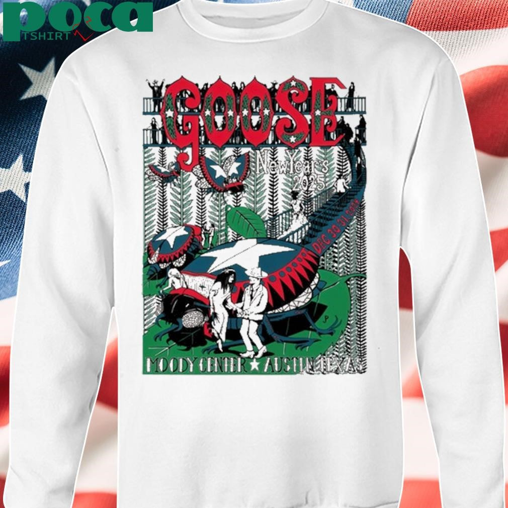 Goose Moody Center In Austin TX Dec 30-31 2024 Tour Shirt