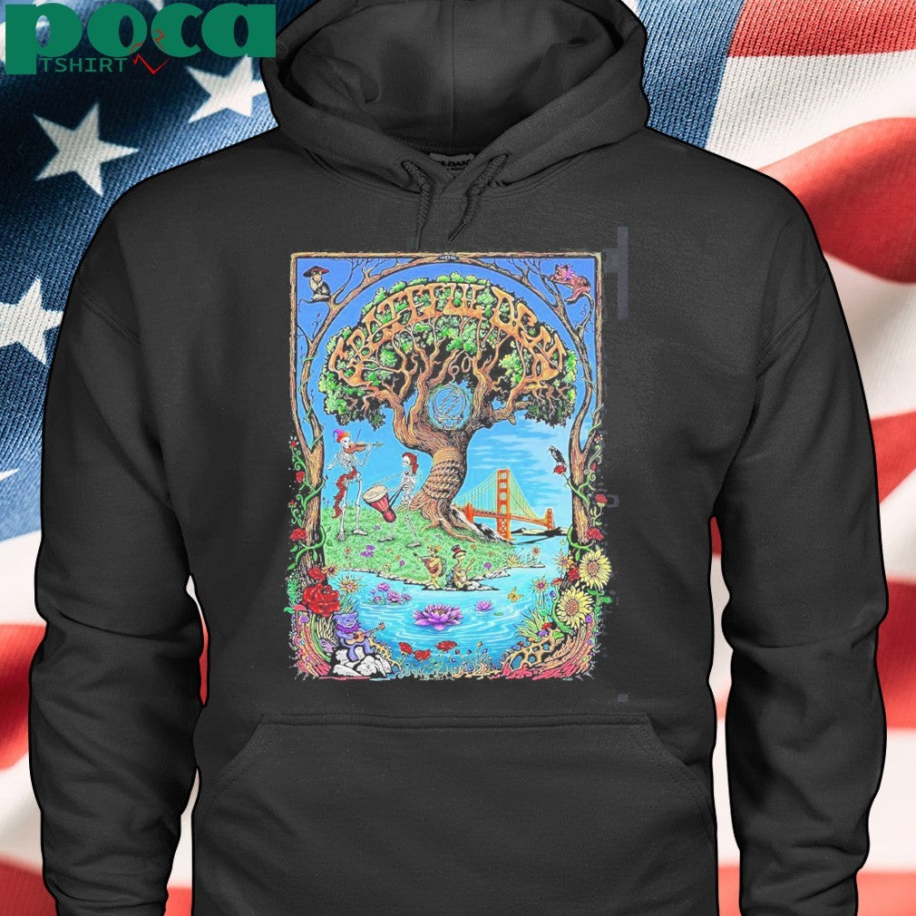 Grateful Dead 60 Years Of Dead Celebration 2025 The Old Oak Tree Art Unisex T-Shirt