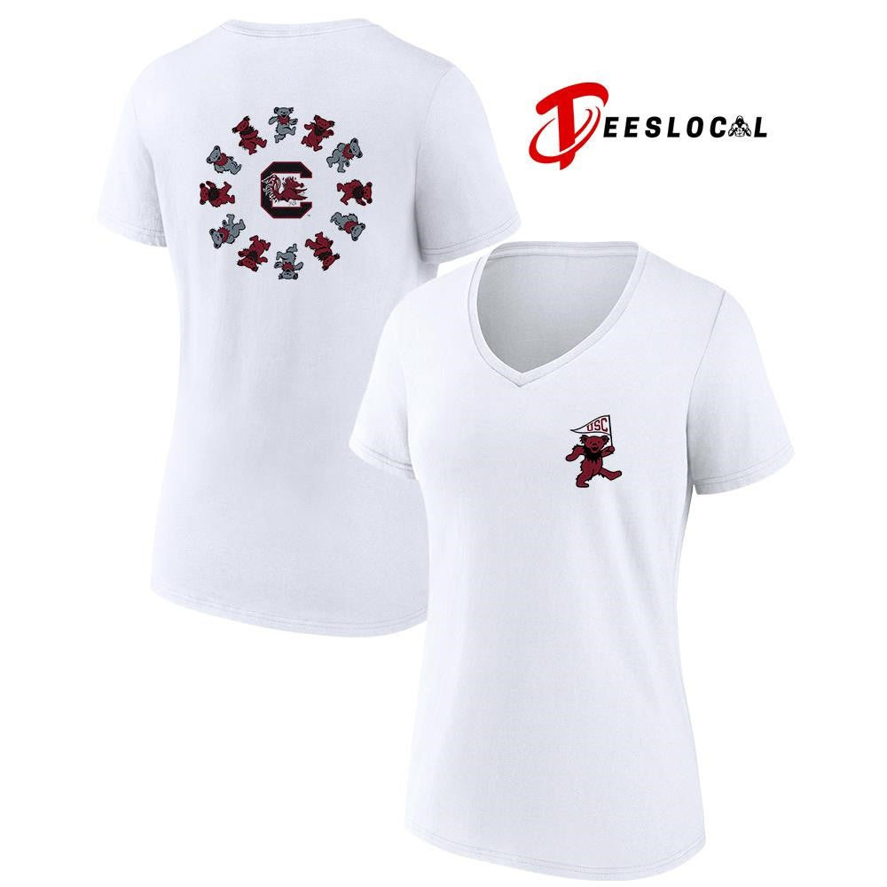 Grateful Dead x South Carolina Gamecocks bears circle shirt