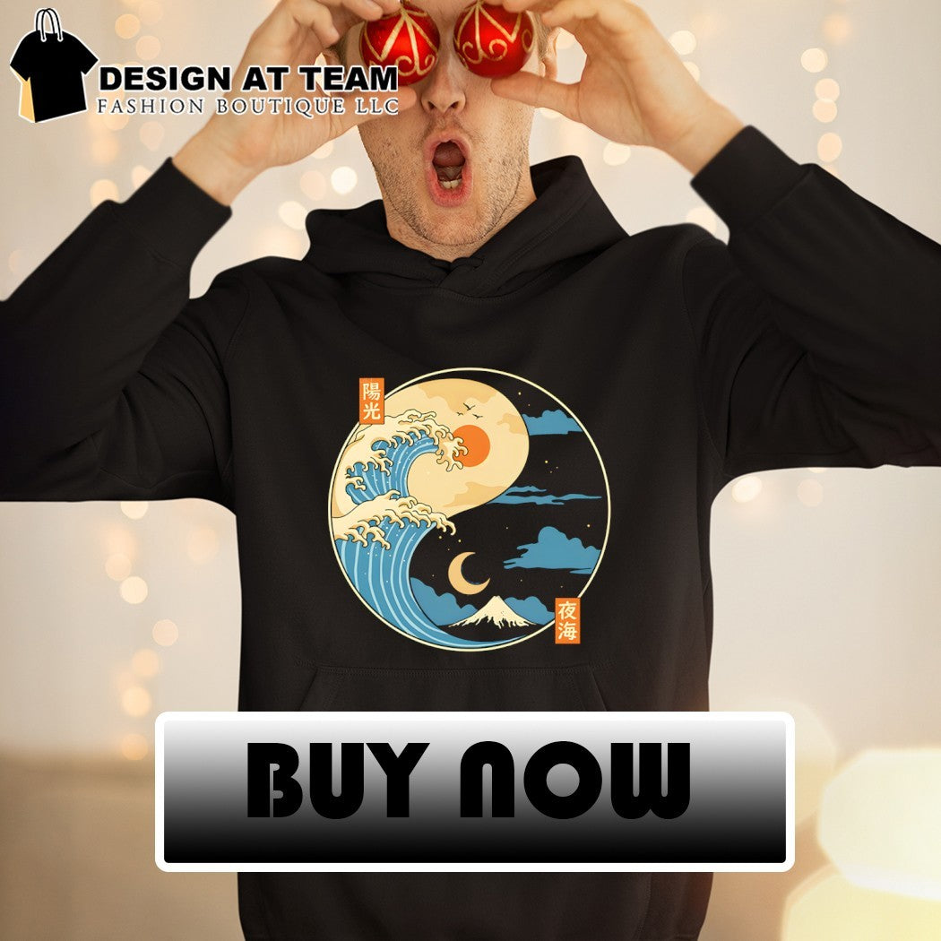 Great Wave off Kanagawa and Mount Fuji The Balance Wave shirt
