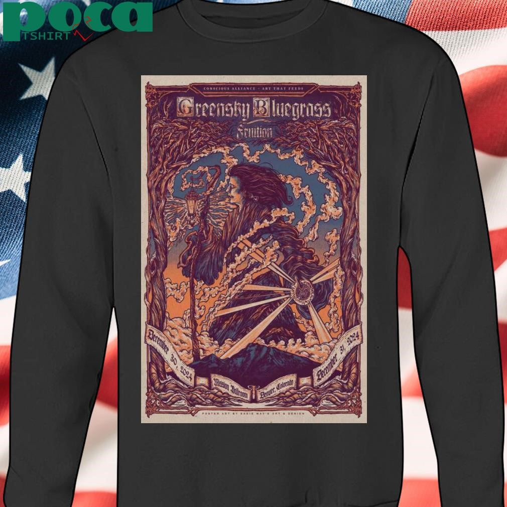 Greensky Bluegrass NYE Shows In Denver CO On Dec 30-31 2024 Poster shirt