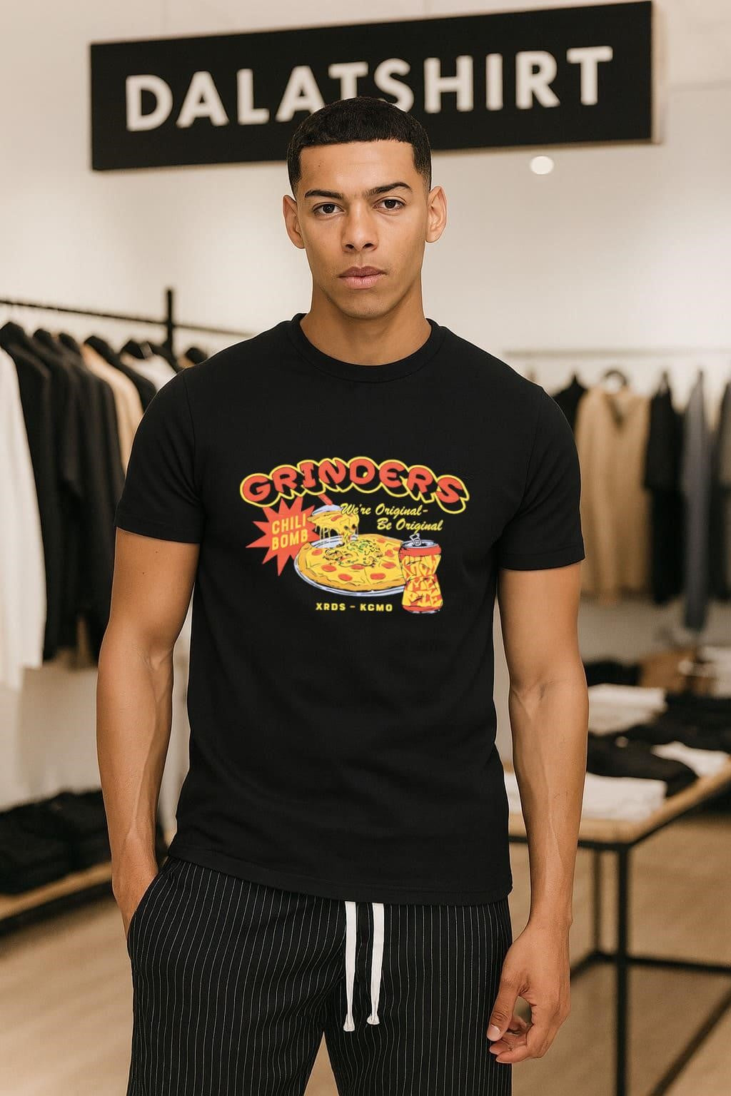 Grinders Chili Bomb We’re Original Be Original Pizza shirt