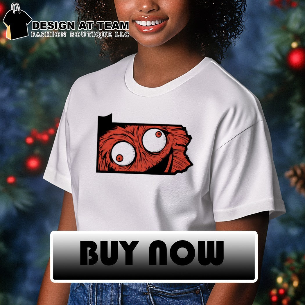 Gritty Philadelphia Flyers Hockey Pennsylvania Map NHL Stanley Cup Playoffs 2026 shirt