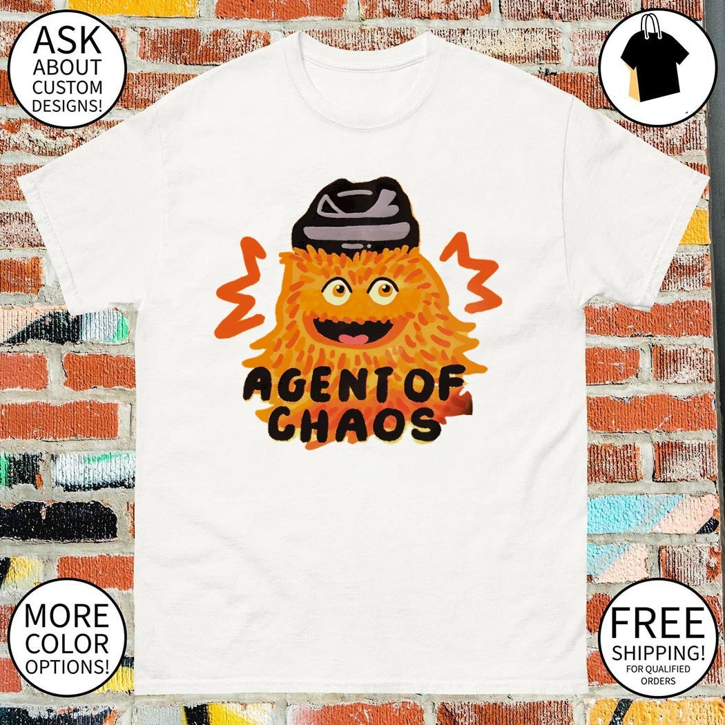 Gritty Philadelphia Flyers mascot agent of chaos shirt