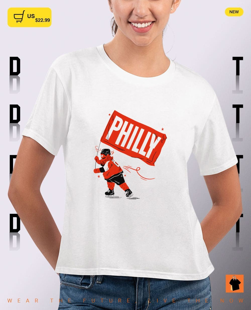 Gritty Philly Flag Philadelphia Flyers Hockey shirt