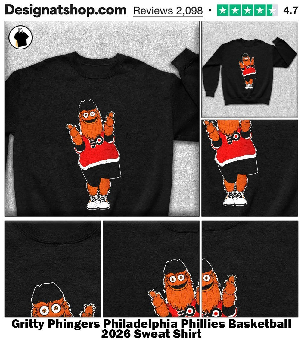 Gritty Phingers Philadelphia Phillies Basketball 2026 shirt