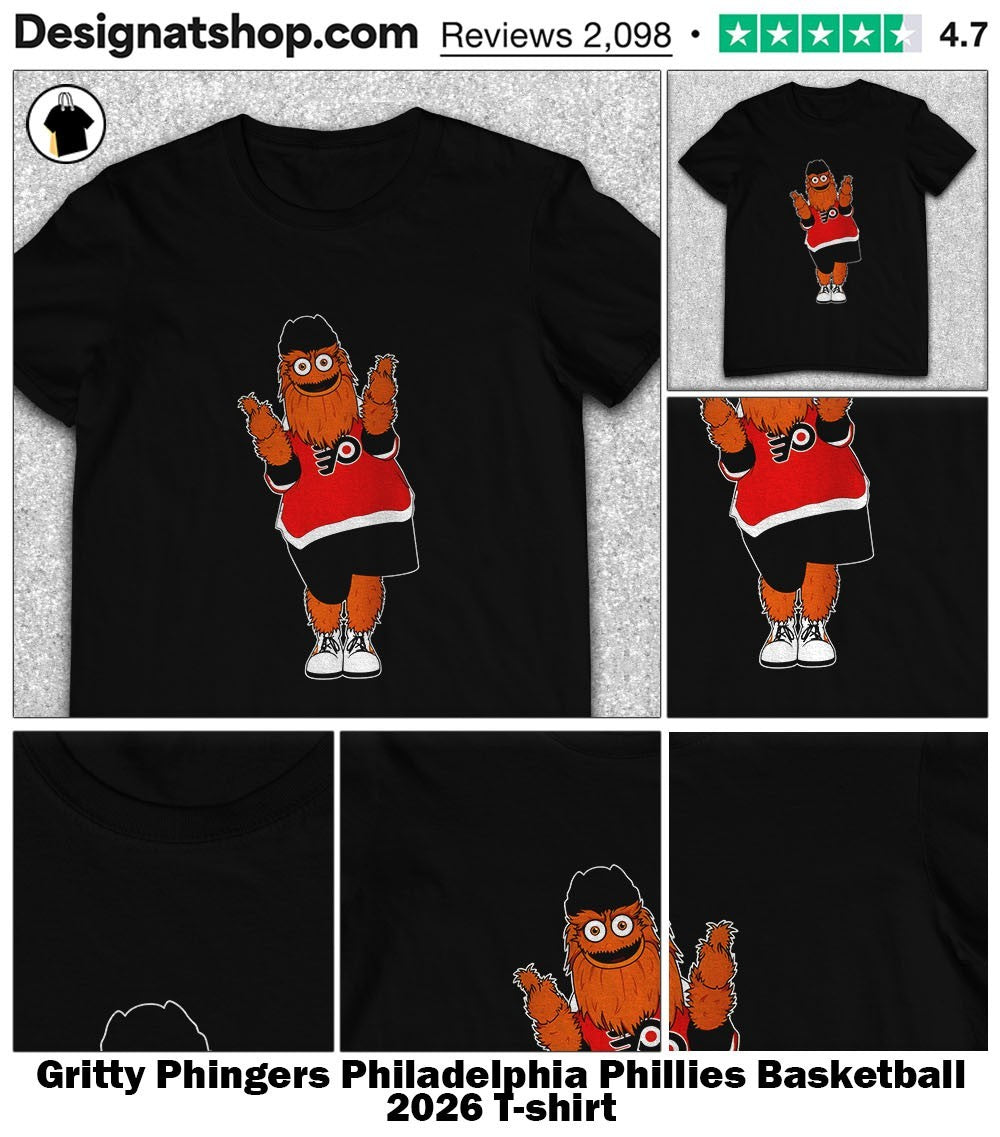 Gritty Phingers Philadelphia Phillies Basketball 2026 shirt