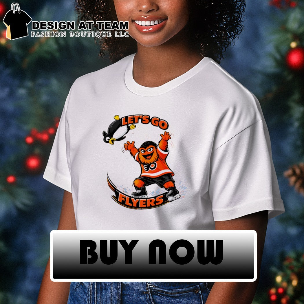 Gritty Throwdown Philadelphia Flyers vs. Pittsburgh Penguins let’s go Flyers shirt