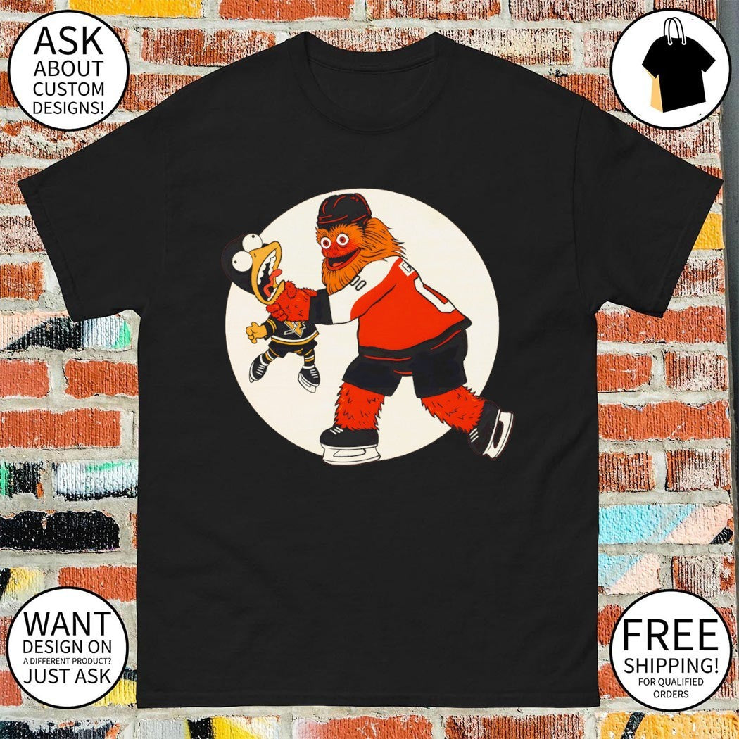 Gritty strangle Iceburgh Philadelphia Flyers vs Pittsburgh Penguins Hockey funny meme shirt