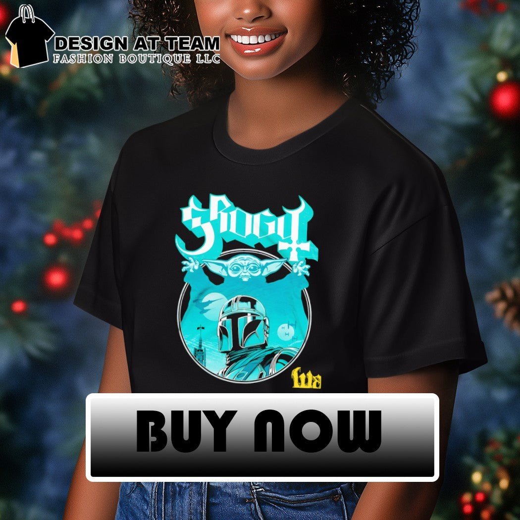 Grogu and Mandalorian Papa Mando vintage shirt