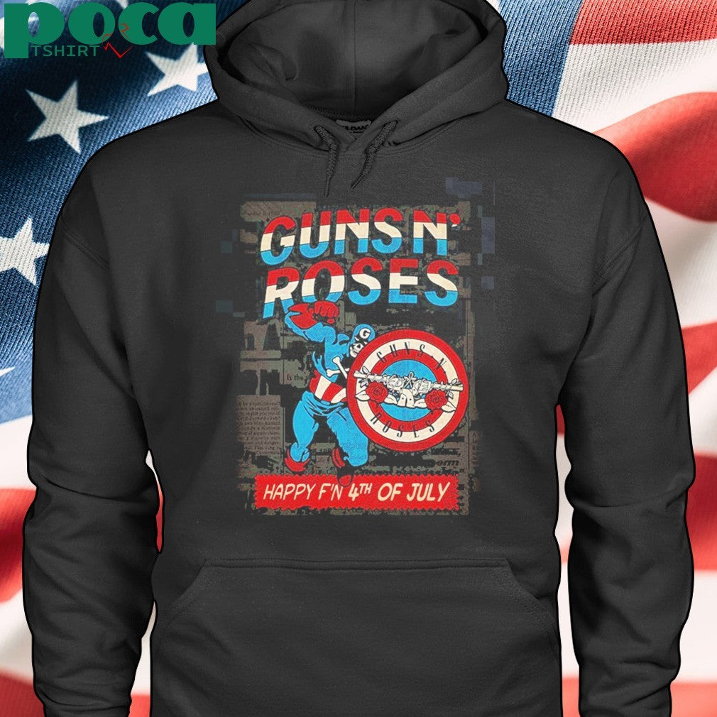 Gun N Roses Happy 4th Of July Unisex T-Shirt