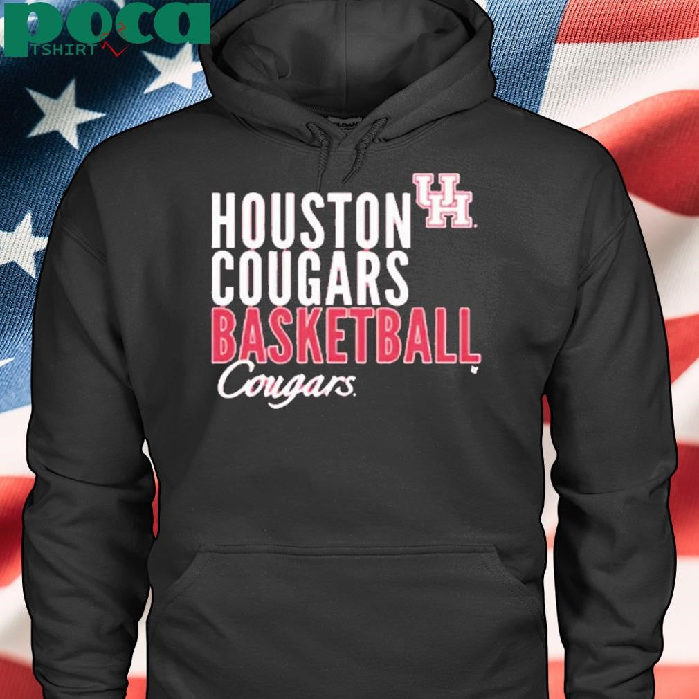 HOUSTON BASKETBALL TEXT OVERLAY SHIRT