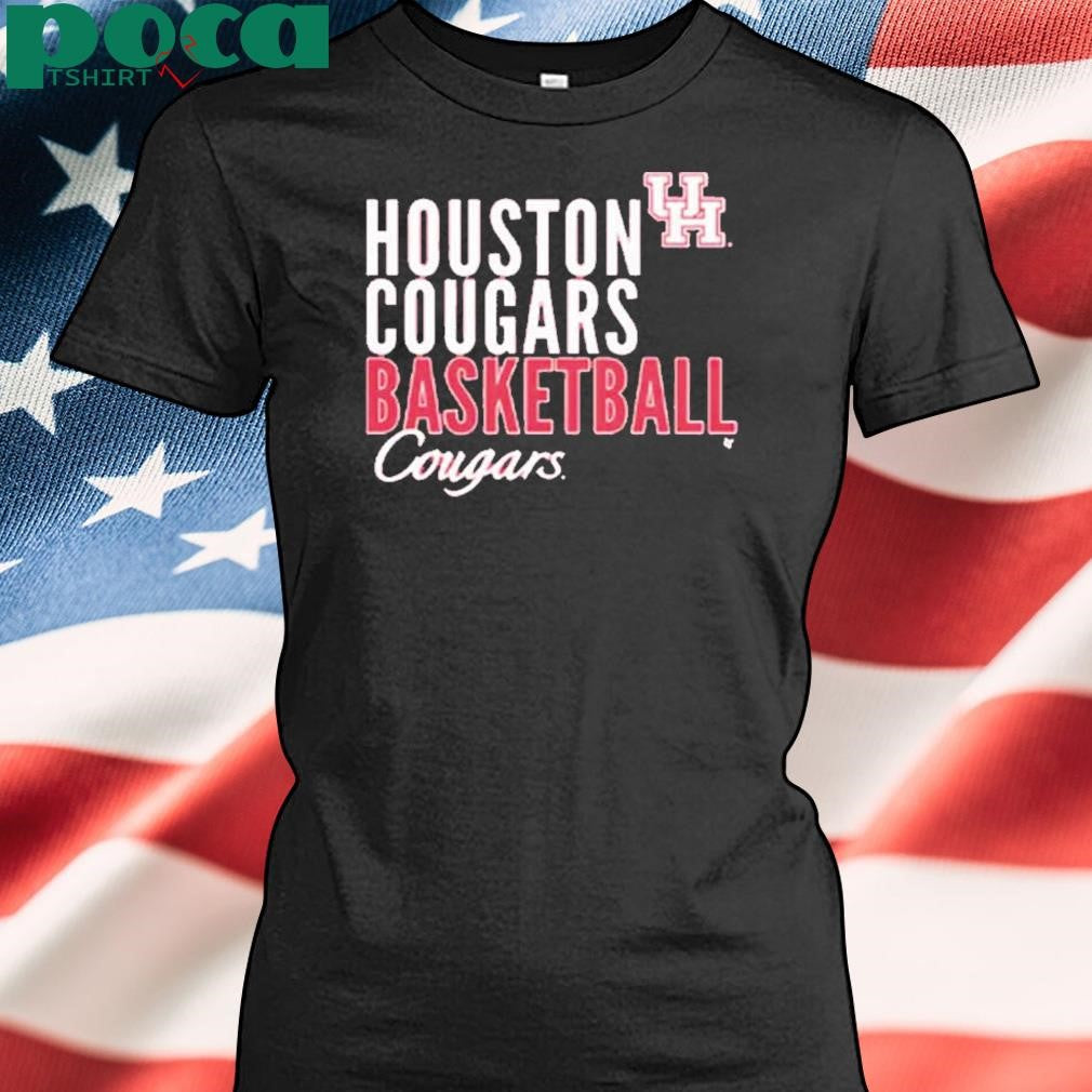 HOUSTON BASKETBALL TEXT OVERLAY SHIRT