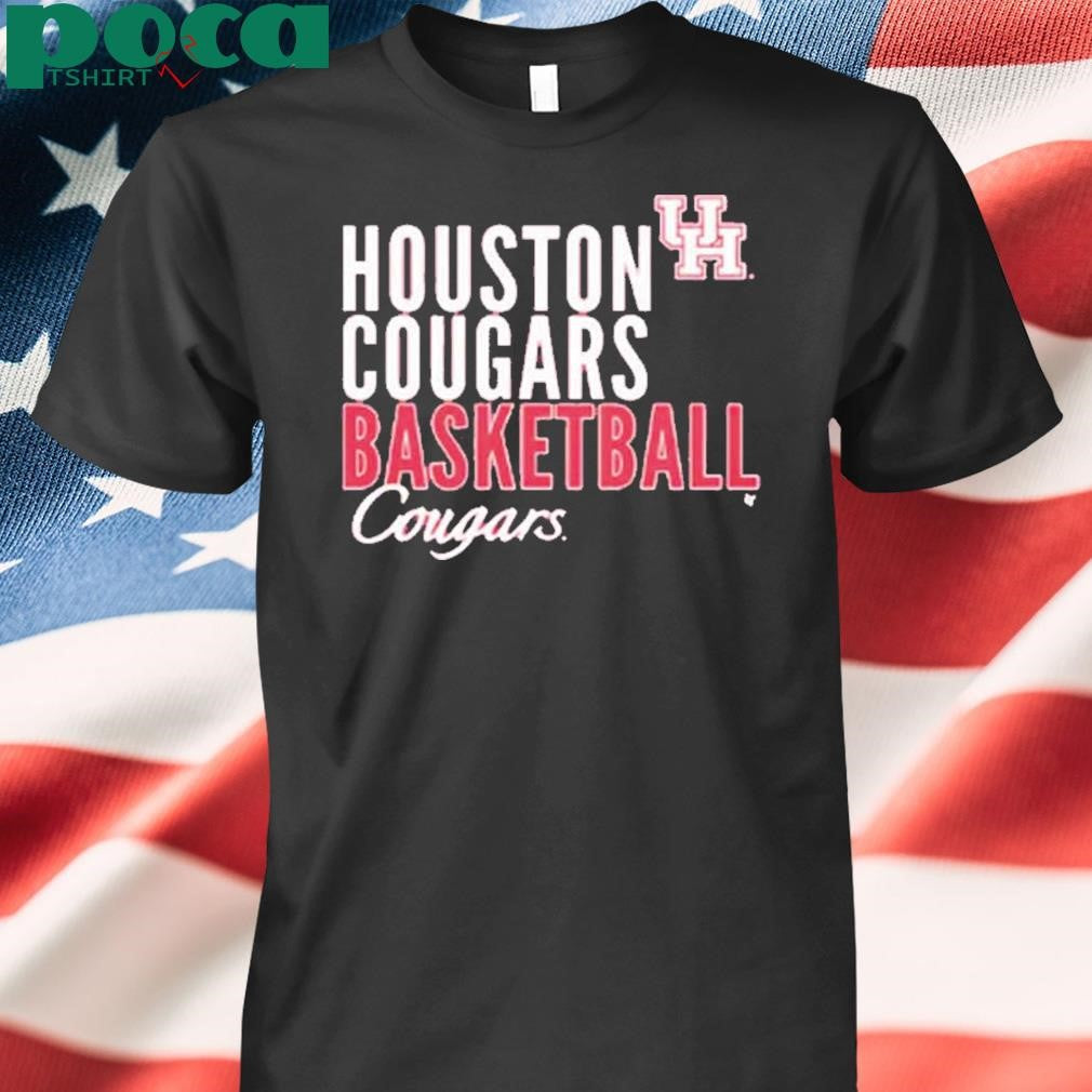 HOUSTON BASKETBALL TEXT OVERLAY SHIRT
