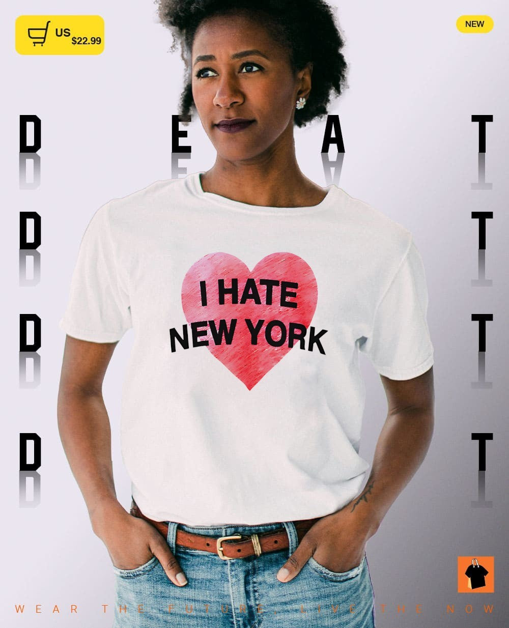 Hailey Van Lith I hate New York shirt