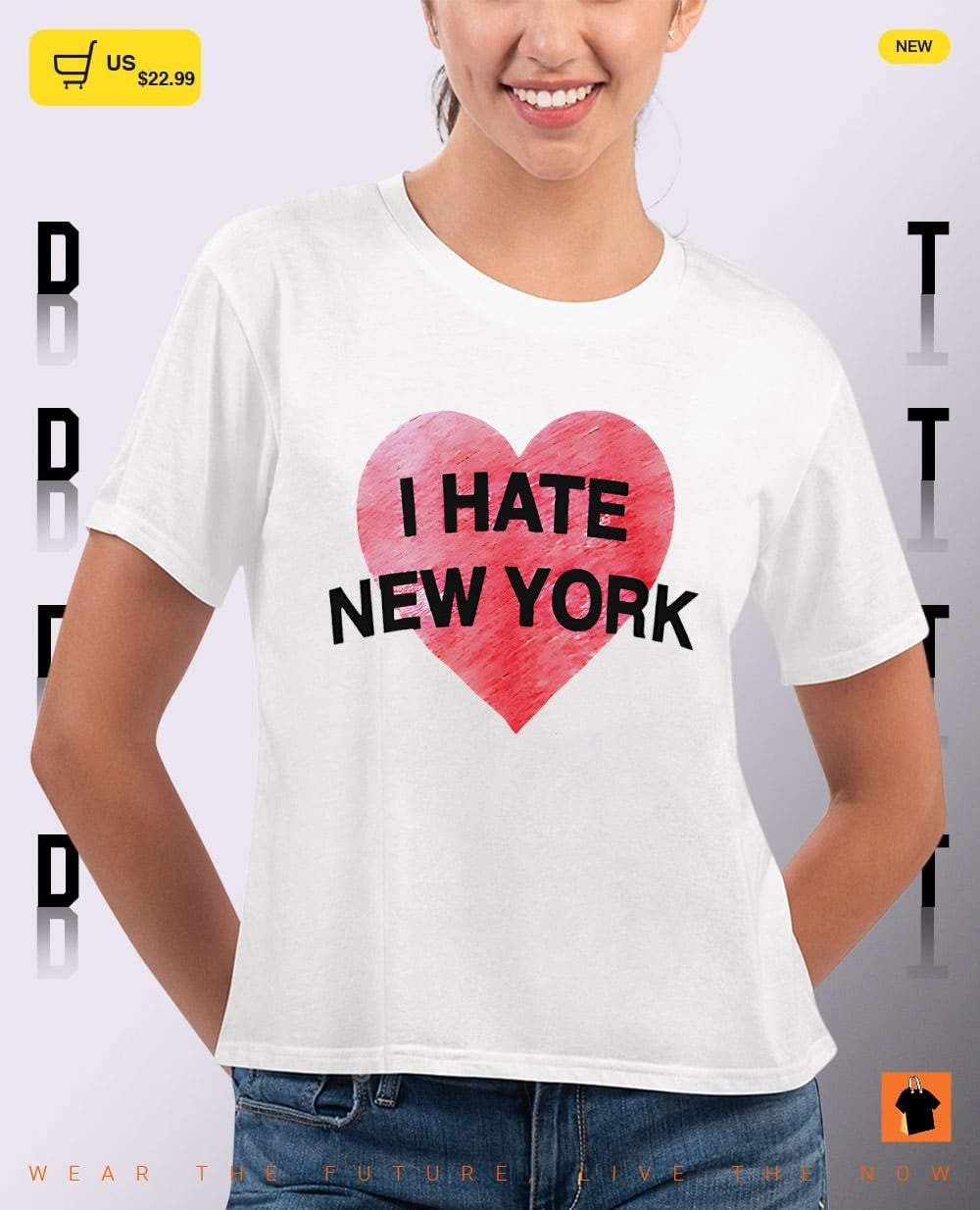 Hailey Van Lith I hate New York shirt