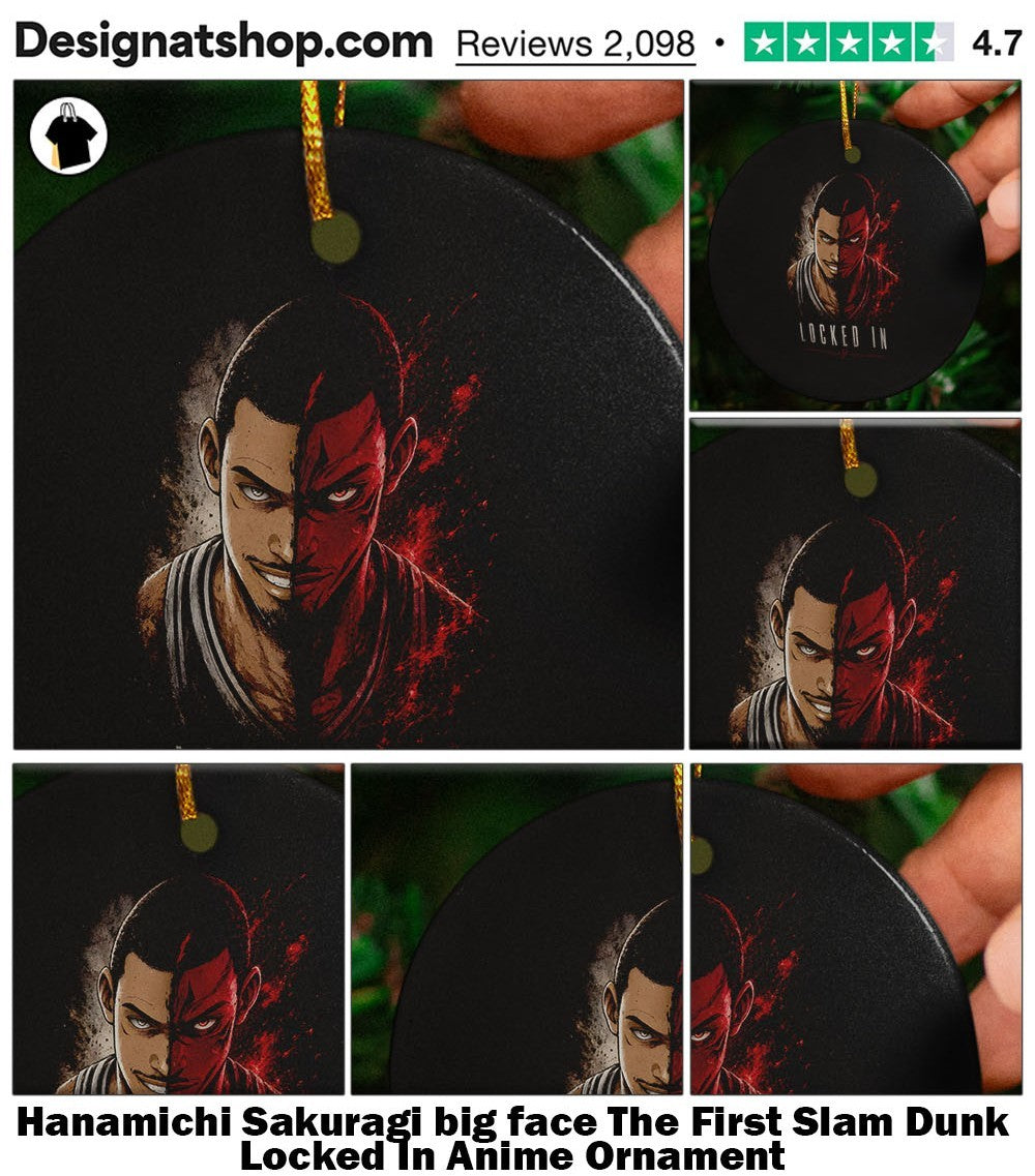 Hanamichi Sakuragi big face The First Slam Dunk Locked In Anime shirt