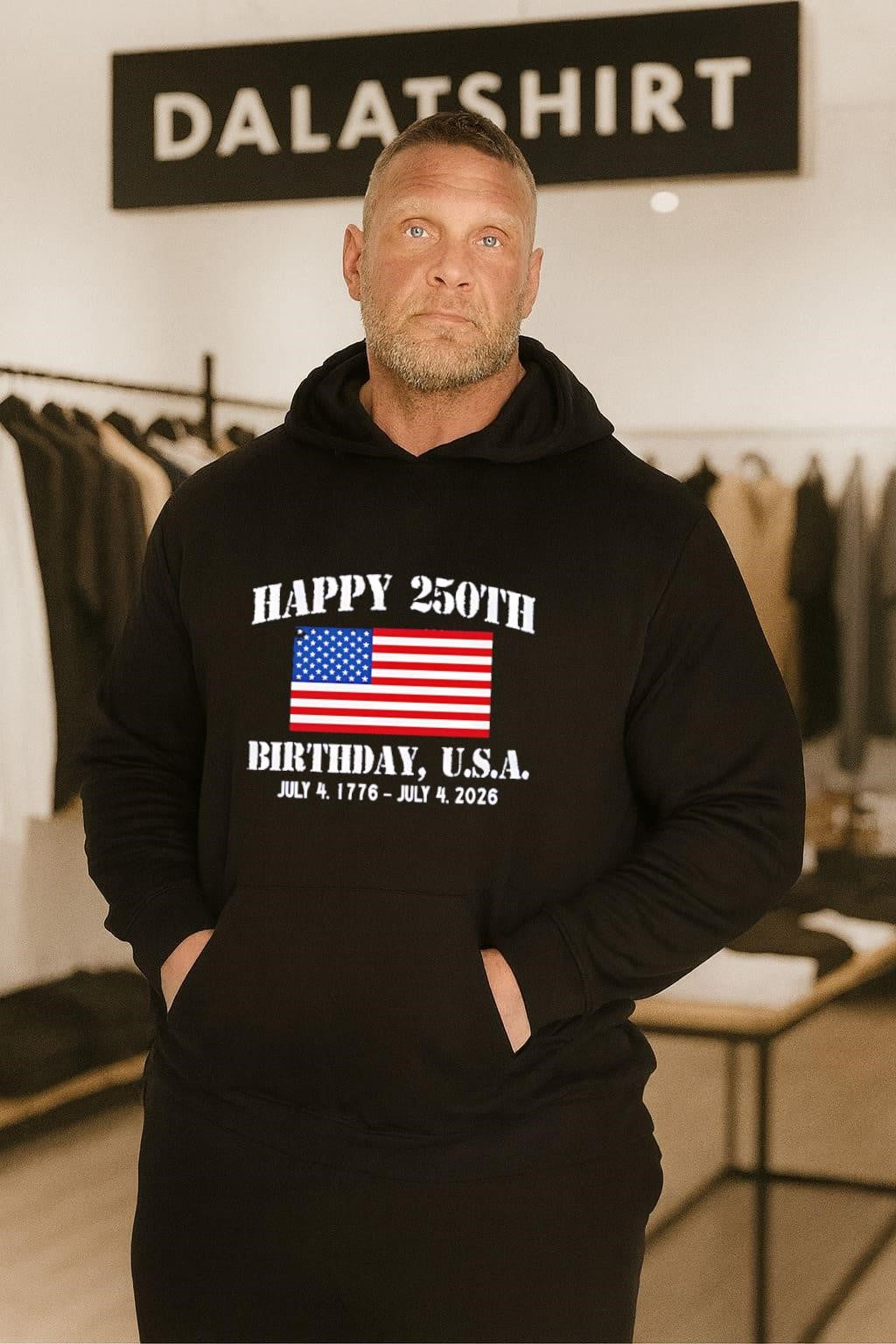 Happy 250th Birthday U.S.A. July 4 1776 July 4 2026 shirt