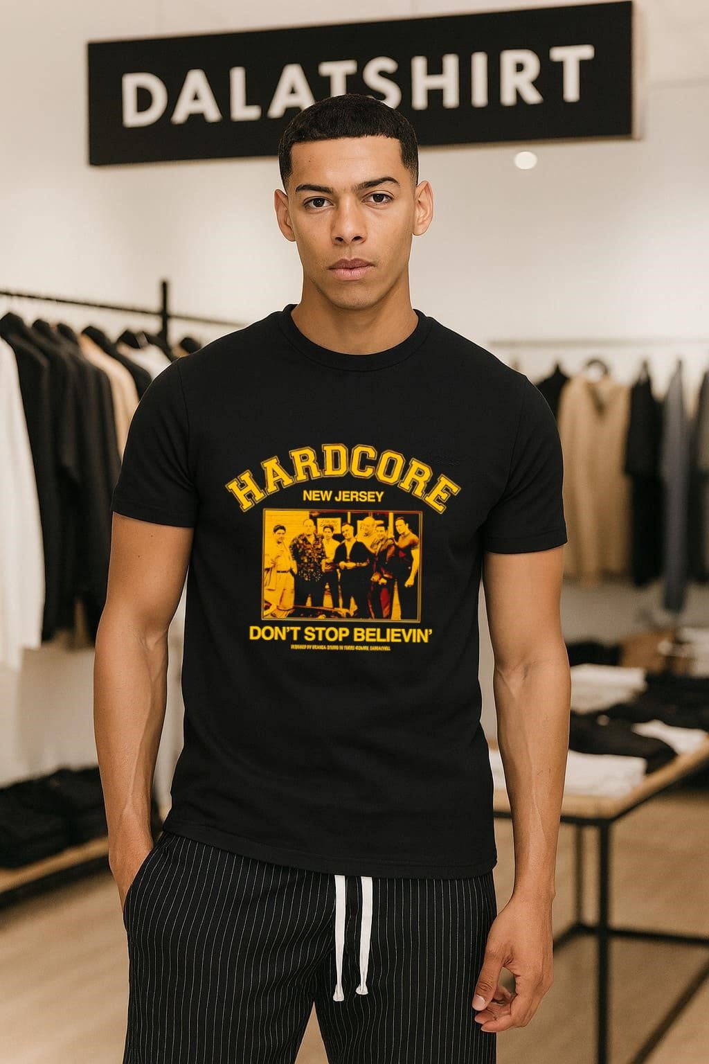 Hardcore New Jersey Don’t Stop Believin’ Sopranos Cast shirt