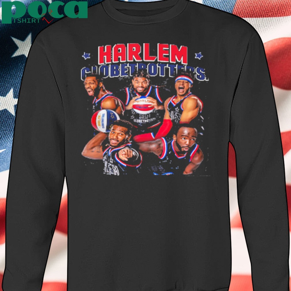 Harlem Globetrotters Basketball Colorful Team Photo shirt