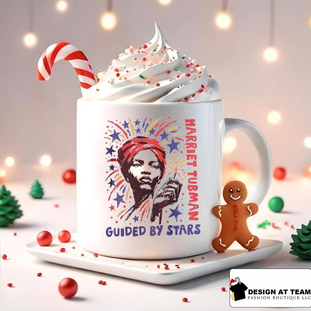 Harriet Tubman Juneteenth Guided By Stars Freedom Day 4th of July 2026 shirt