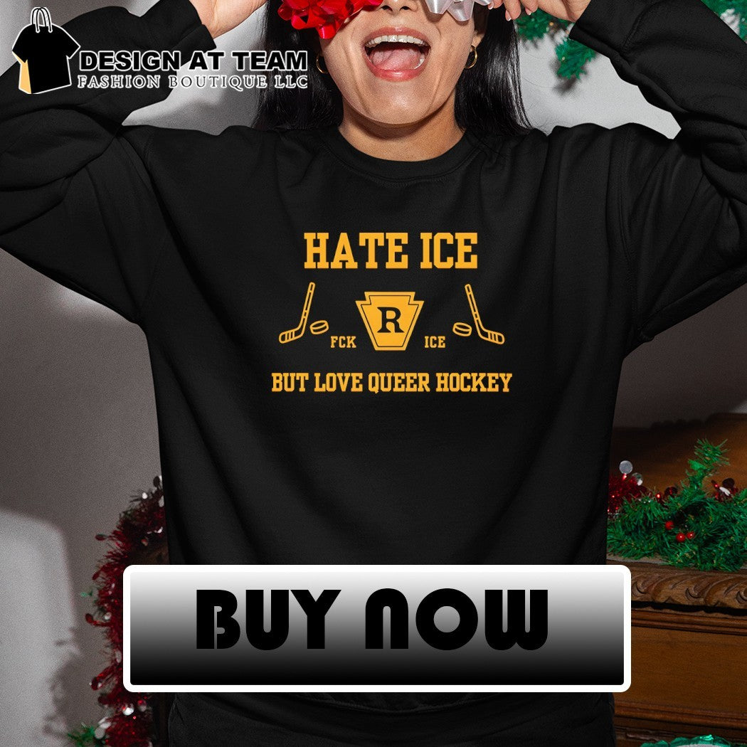Hate Ice But Love Queer Hockey LGBTQ 2026 shirt