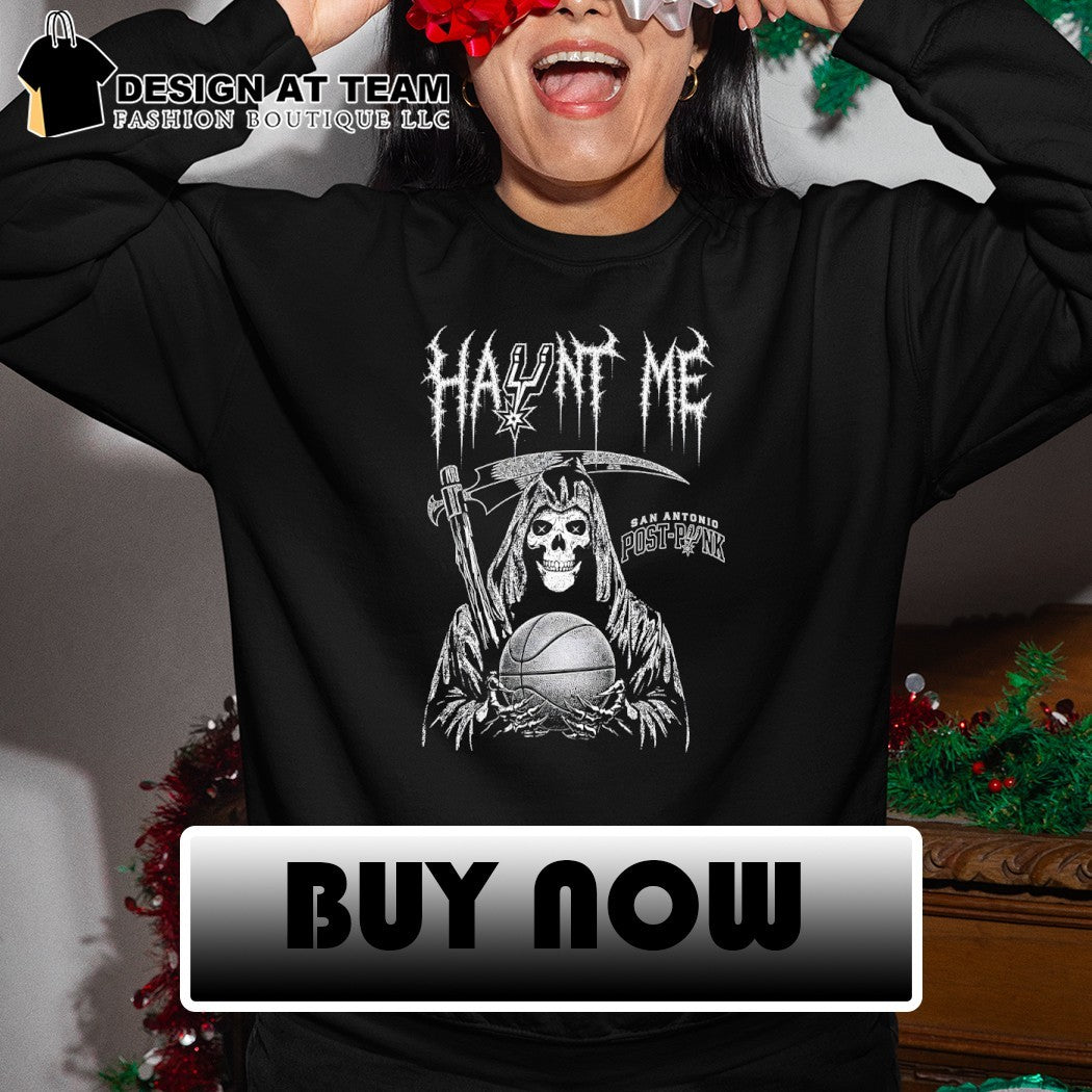 Haunt Me Post Punk Grim Reaper San Antonio Spurs Basketball NBA 2026 vintage shirt