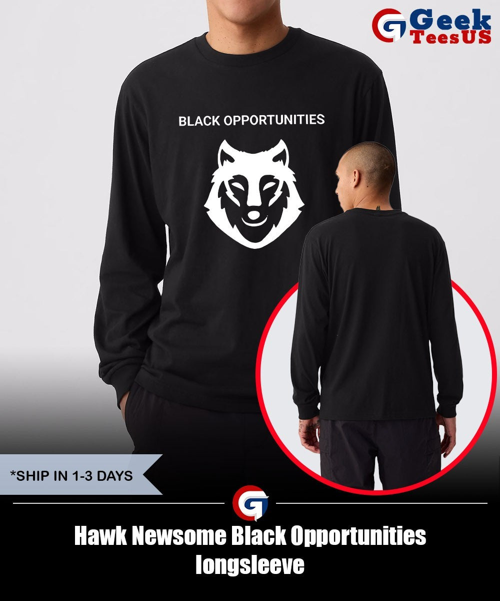 Hawk Newsome Black Opportunities shirt
