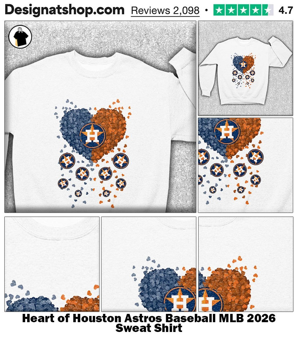 Heart of Houston Astros Baseball MLB 2026 shirt