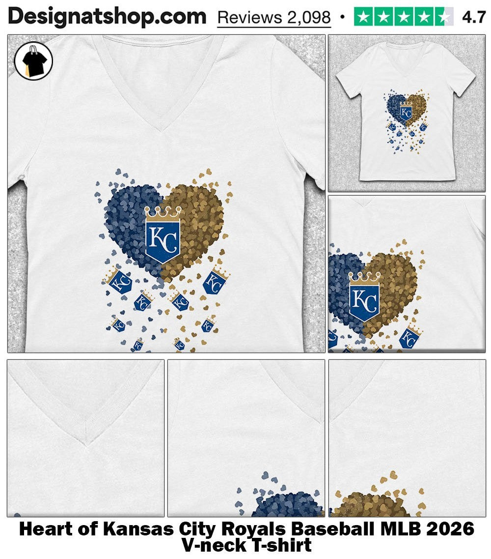Heart of Kansas City Royals Baseball MLB 2026 shirt