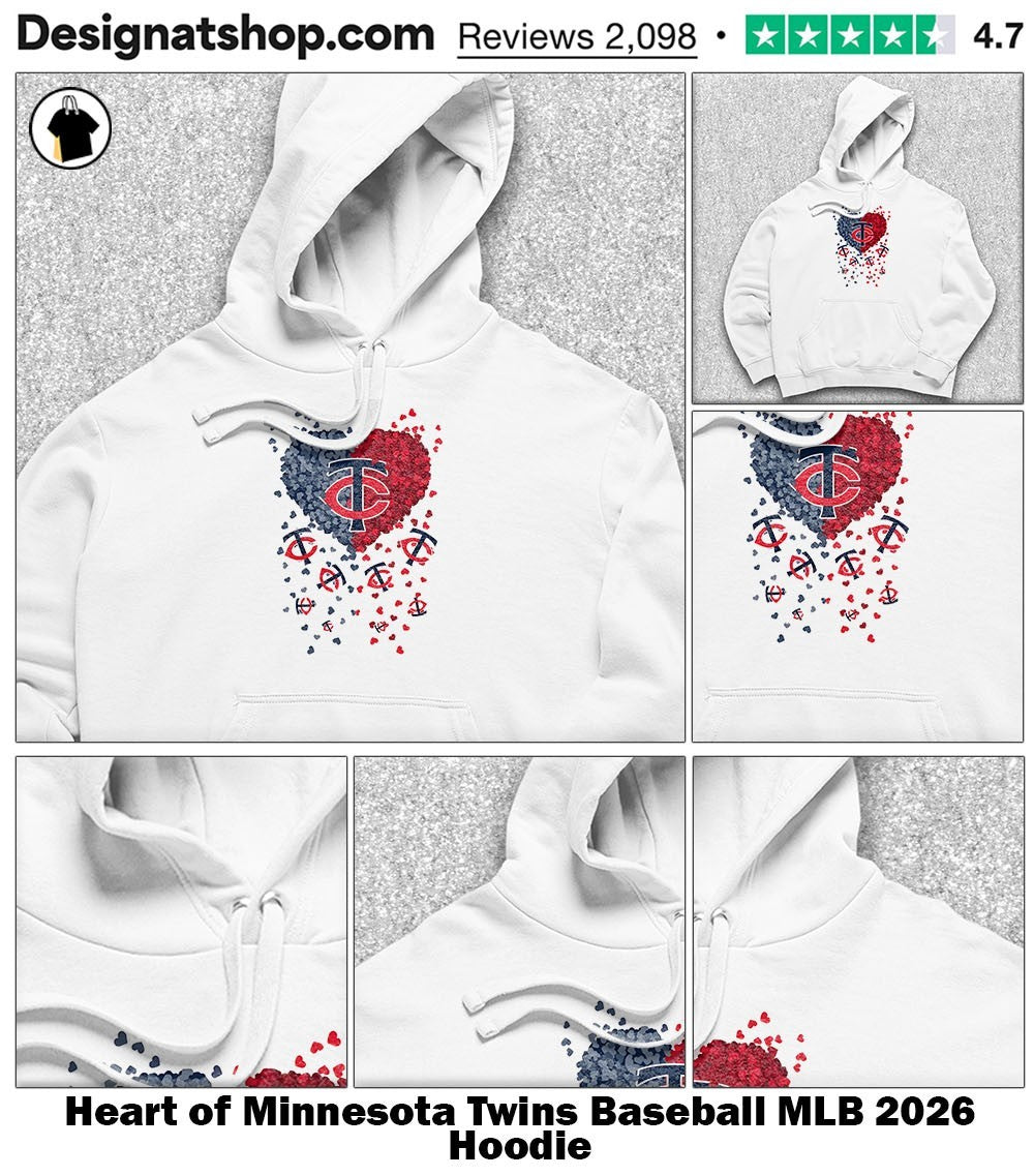 Heart of Minnesota Twins Baseball MLB 2026 shirt