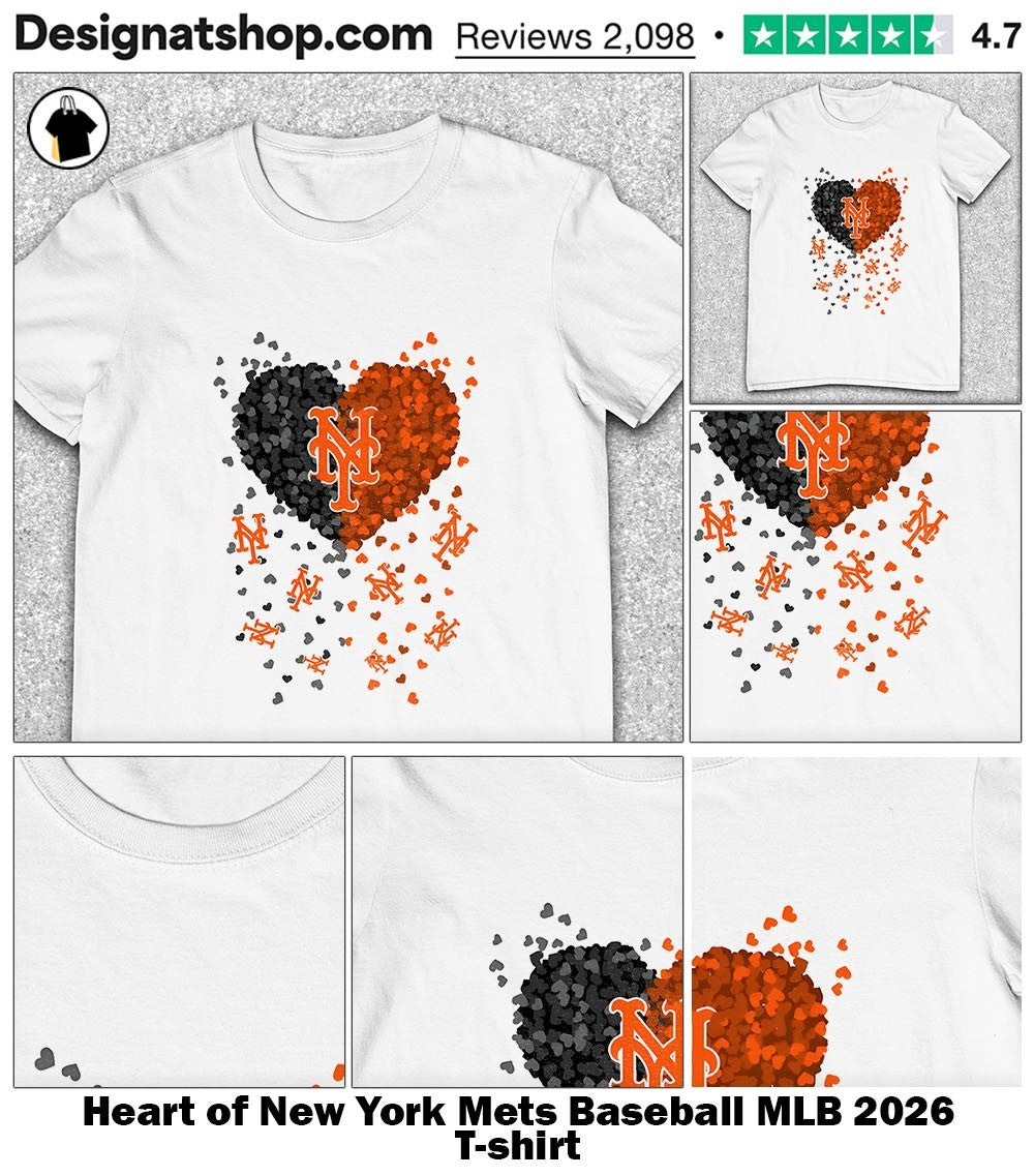 Heart of New York Mets Baseball MLB 2026 shirt
