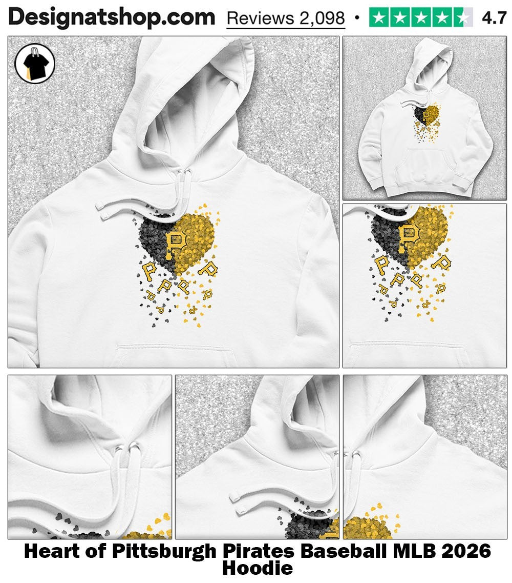 Heart of Pittsburgh Pirates Baseball MLB 2026 shirt