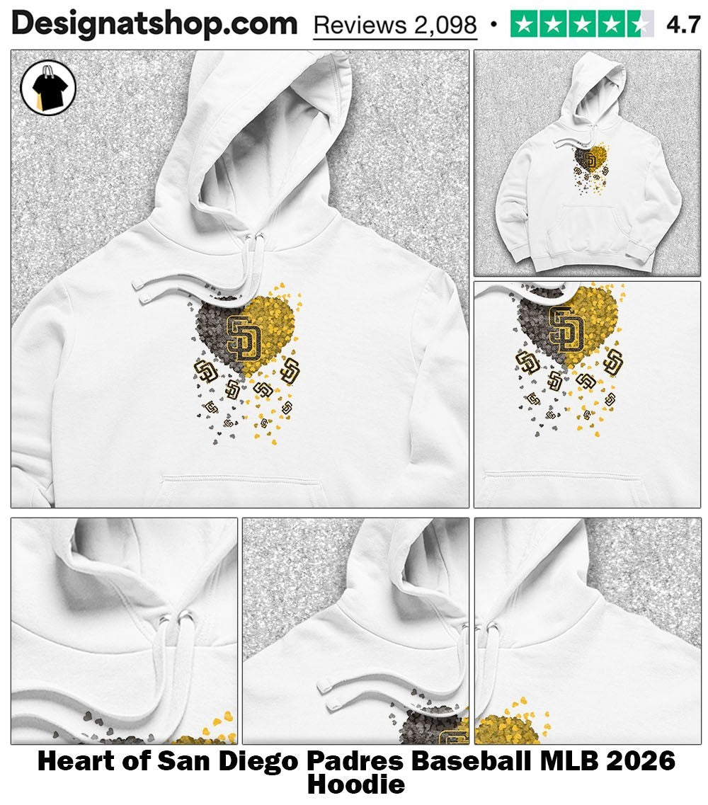 Heart of San Diego Padres Baseball MLB 2026 shirt