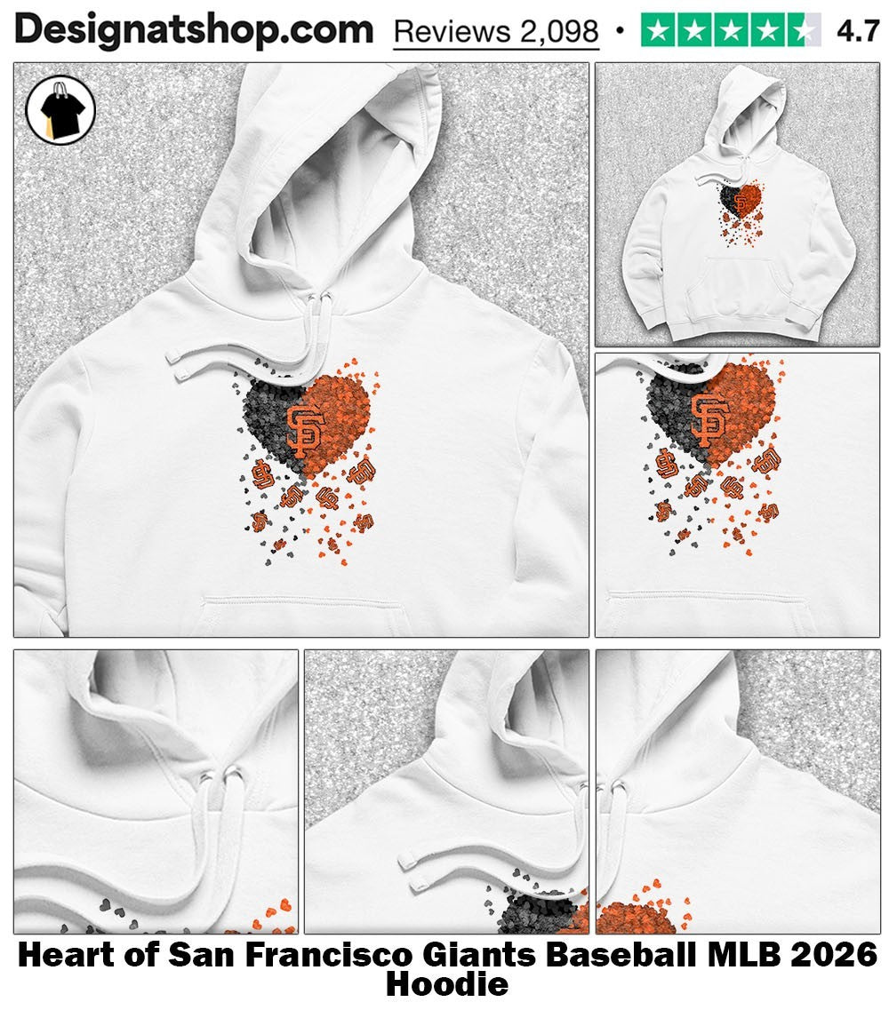 Heart of San Francisco Giants Baseball MLB 2026 shirt
